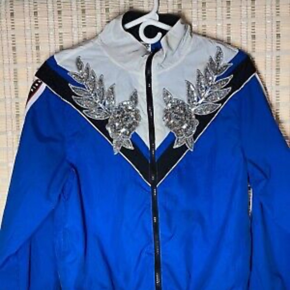 NWT Victoria Secret Pink Sequin Track Jacket